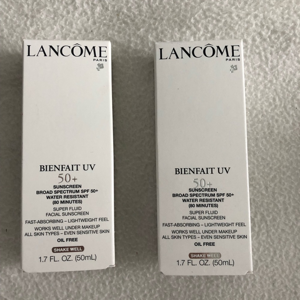 Lancôme Bienfait UV 50+ Sunscreen x 2